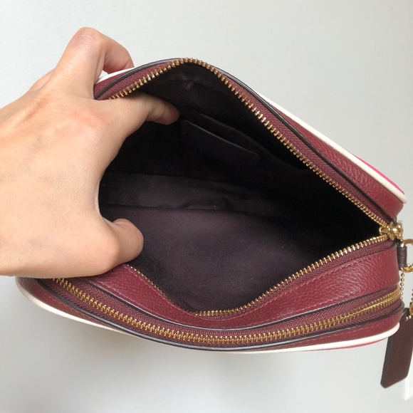 Coach Bags Coach Jes Crossbody Bag In Pink Ruby Colorblock Poshmark